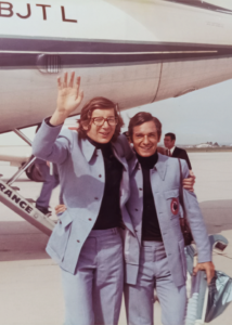 Jean-Luc Darfeuille (à gauche) aux JO de Munich 1972