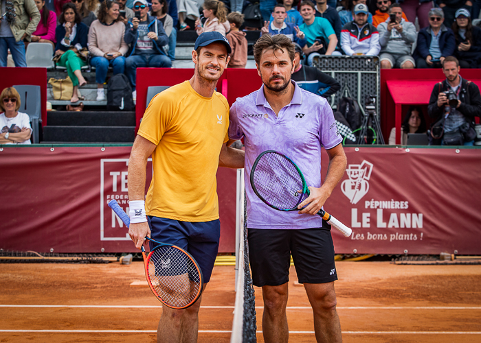 Andy Murray et Stan Wawrinka - BNP Paribas Primrose 2023