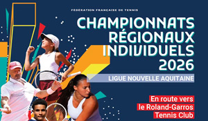 Championnats régionaux jeunes (11–18 ans) : 2 nouveaux qualifiés rejoignent 9 joueurs déjà sélectionnés. Phase finale prévue à Arcachon et Gujan-Mestras du 23 au 25 mai.