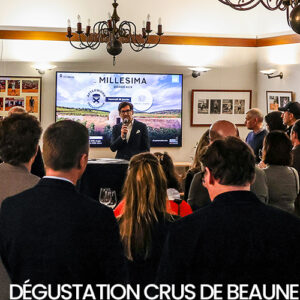 Masterclass Millésima dégustation de crus de Beaune
