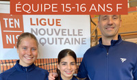 L'équipe jeunes 15/16 ans filles sacrée championne régionale.