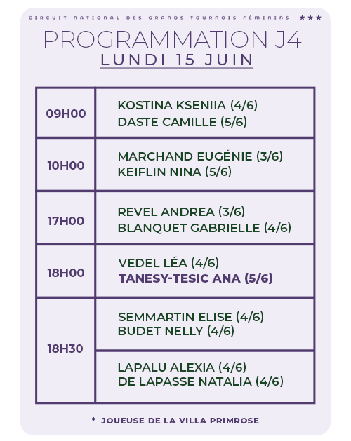 Programmation CNGT 2026 - lundi 15 juin