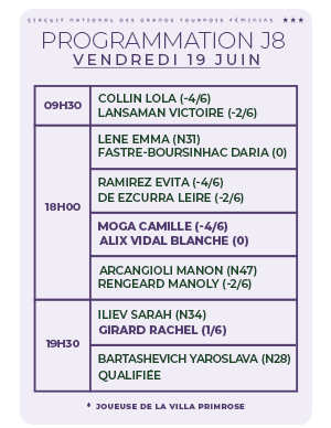 Programmation CNGT 2026 - vendredi 19 juin